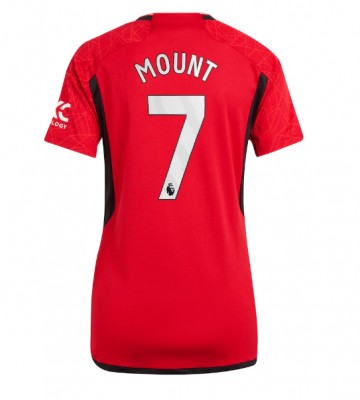 Manchester United Mason Mount #7 Replika Hjemmebanetrøje Dame 2023-24 Kortærmet